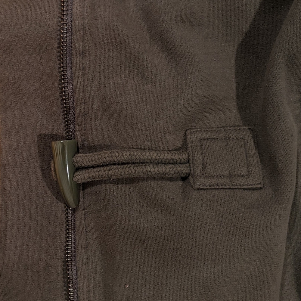 Sonoma Lifestyle Vintage Women's Hooded Jacket in Dusty Olive Green Size L - Picture 8 of 8
